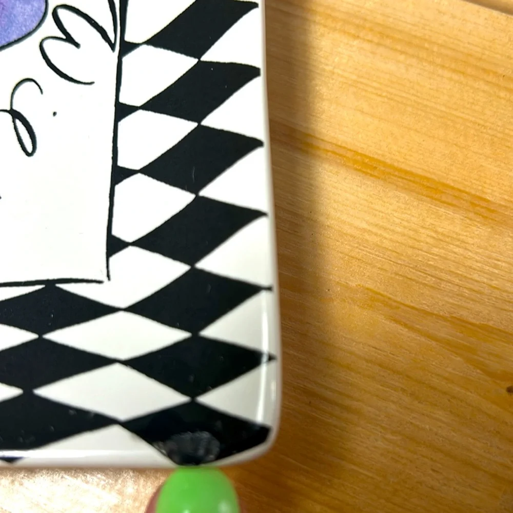 Joker's Wild Accent Plate & Trinket Holder Mud Pie